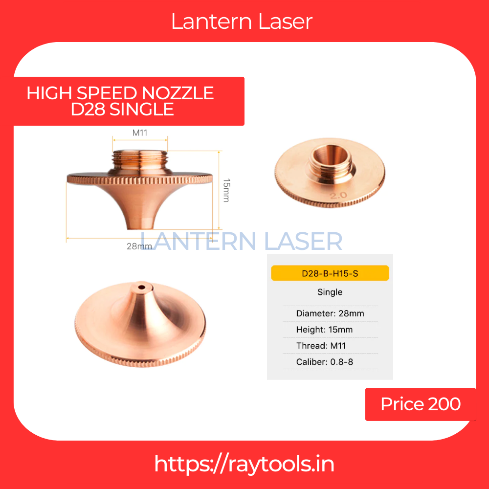 D28 High Speed Single Layer Nozzles D28 H15 M11